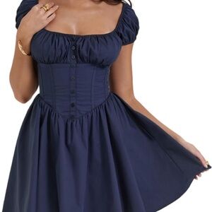 House of CB Navy Inspo Dress